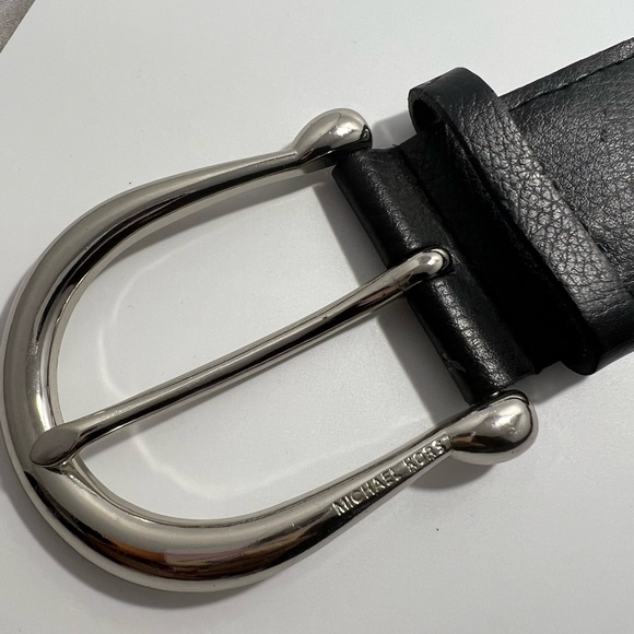 31. COPY - Michael Kors Braided Leather Belt - Picture 7 of 9